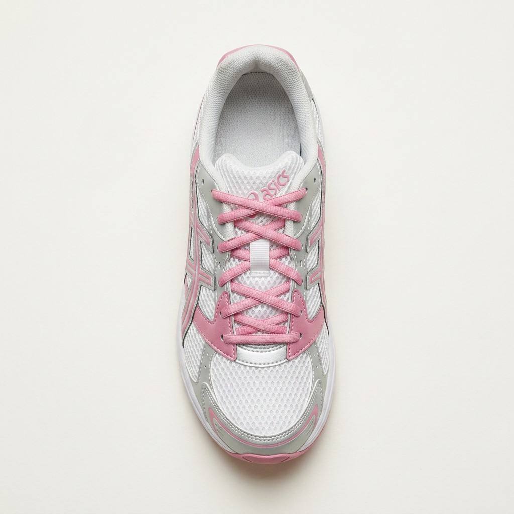 Asics Gel-1130 — Rose pastel / Blanc vue 2