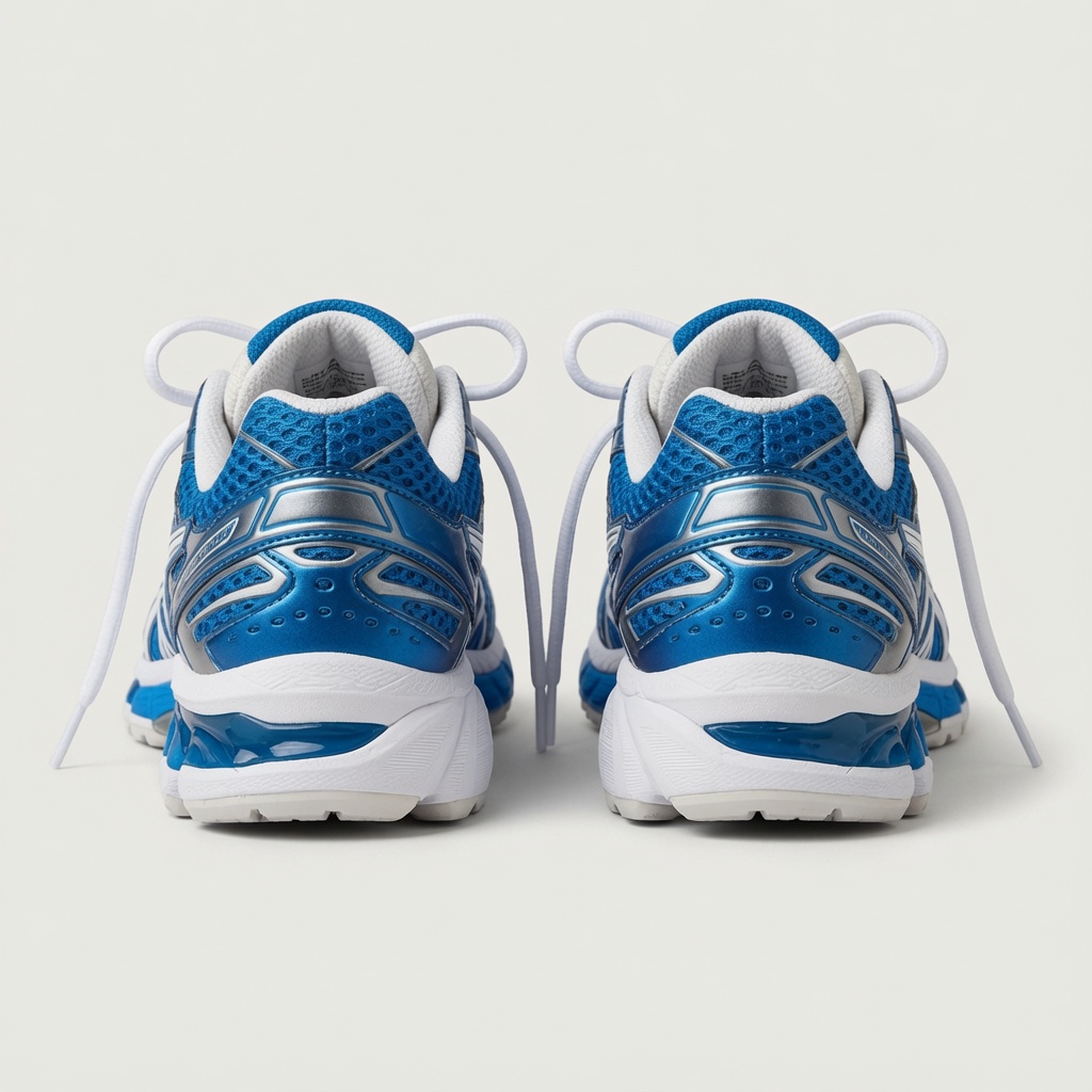 Asics Gel-Kayano — Bleu Asics vue 4