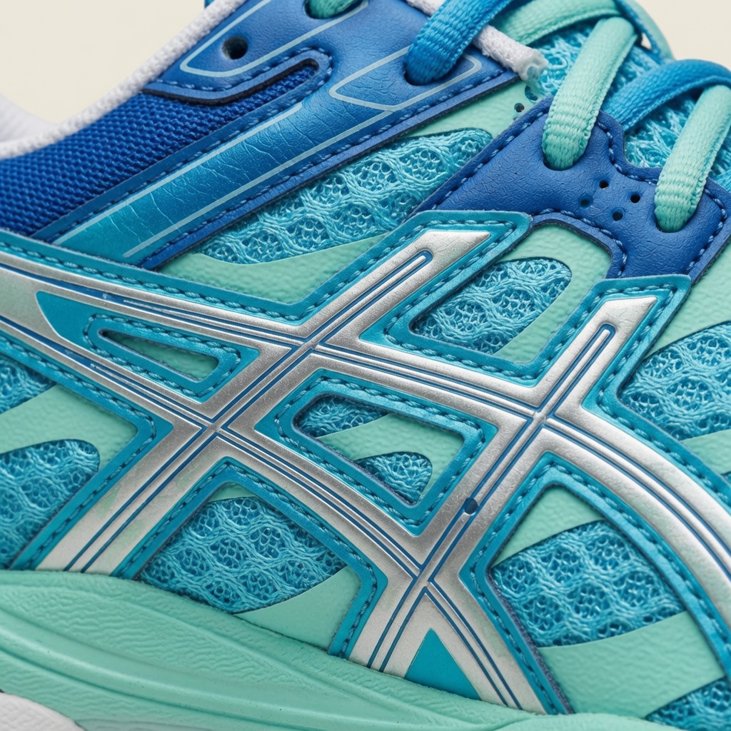 Asics Gel-Kayano — Bleu/Turquoise vue 5