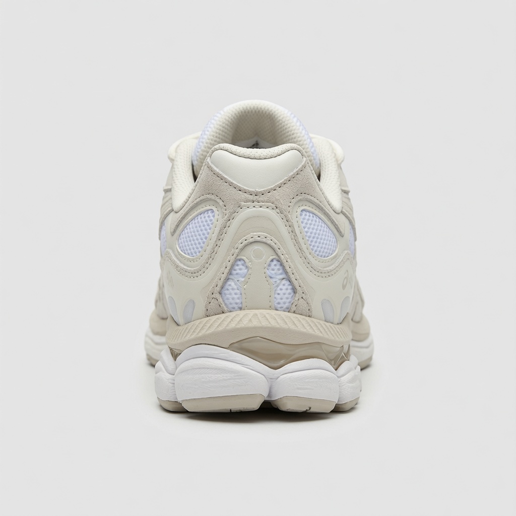 Asics Gel-NYC — Blanc/Or vue 3