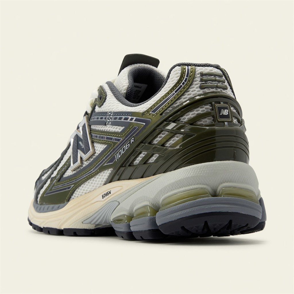 New Balance 1906R — Blanc / Vert / Gris vue 2