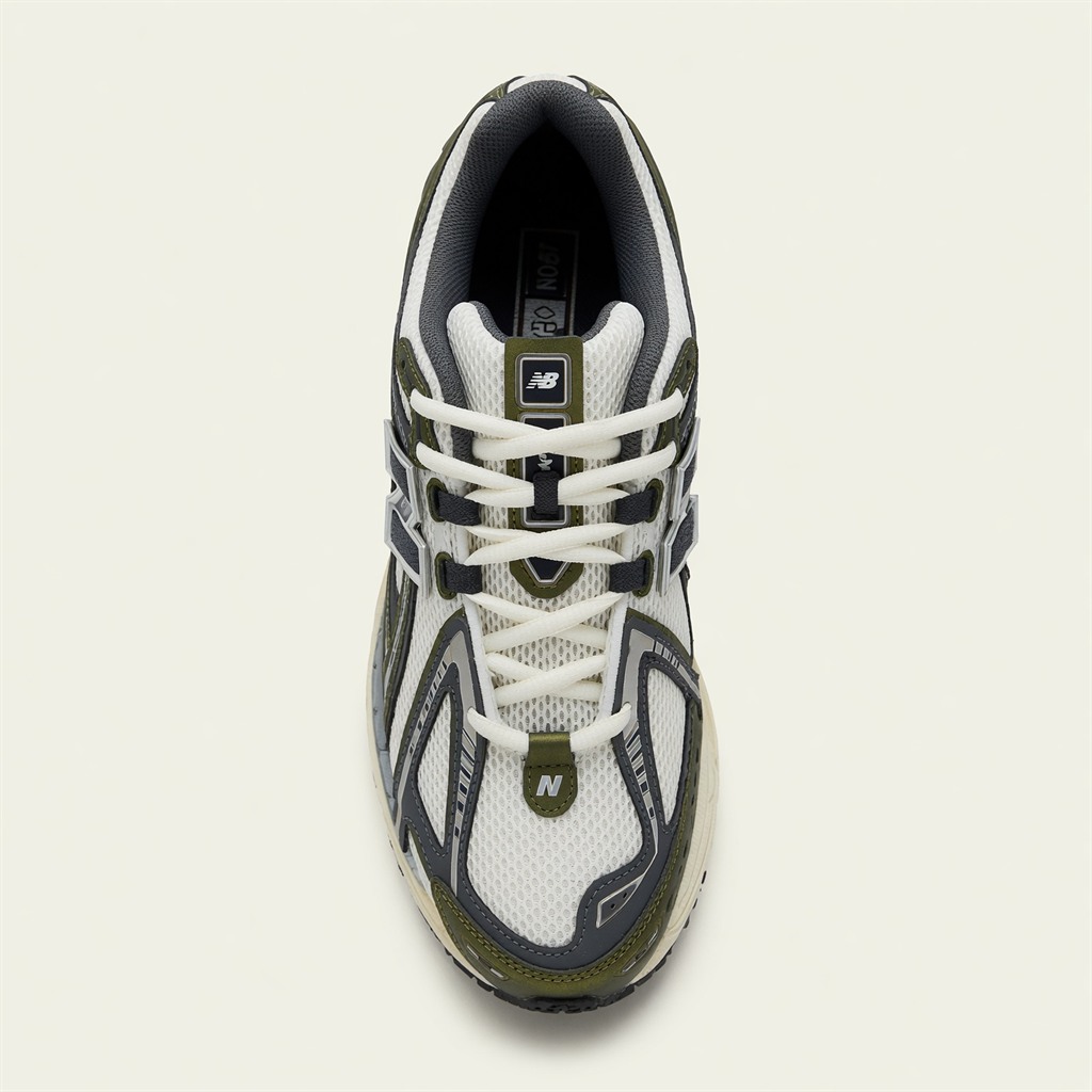 New Balance 1906R — Blanc / Vert / Gris vue 4