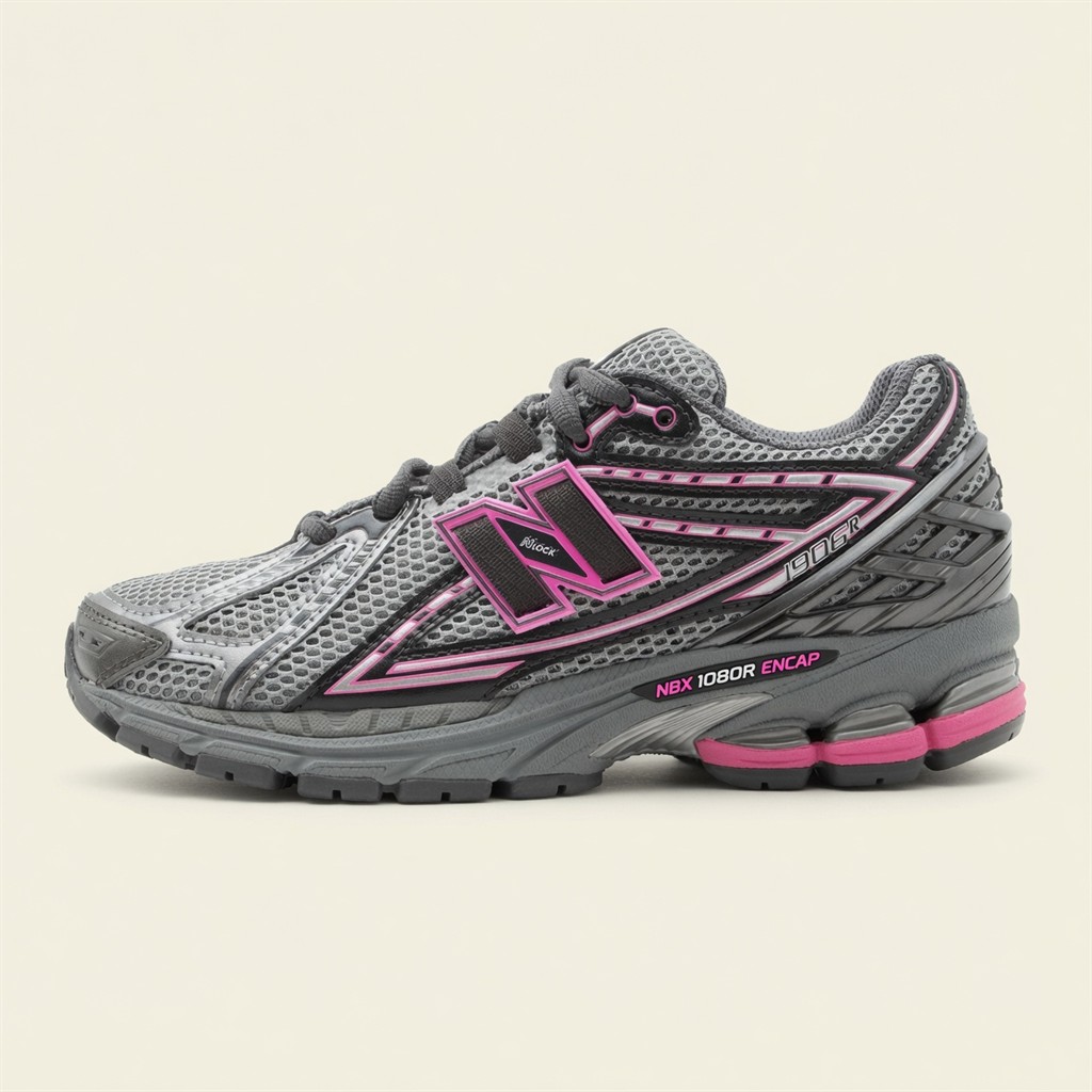 New Balance 1906R — Gris / Rose / Noir