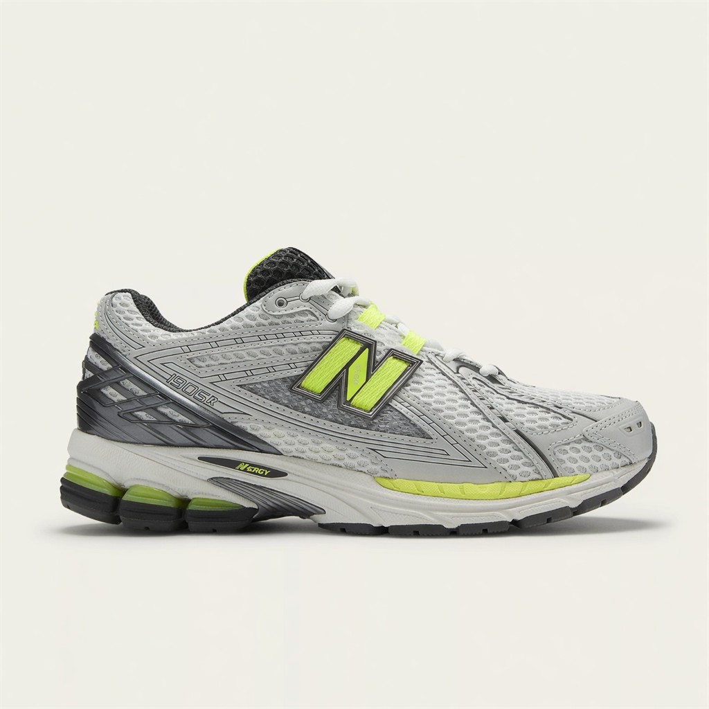 New Balance 1906R — Gris / Vert Fluo