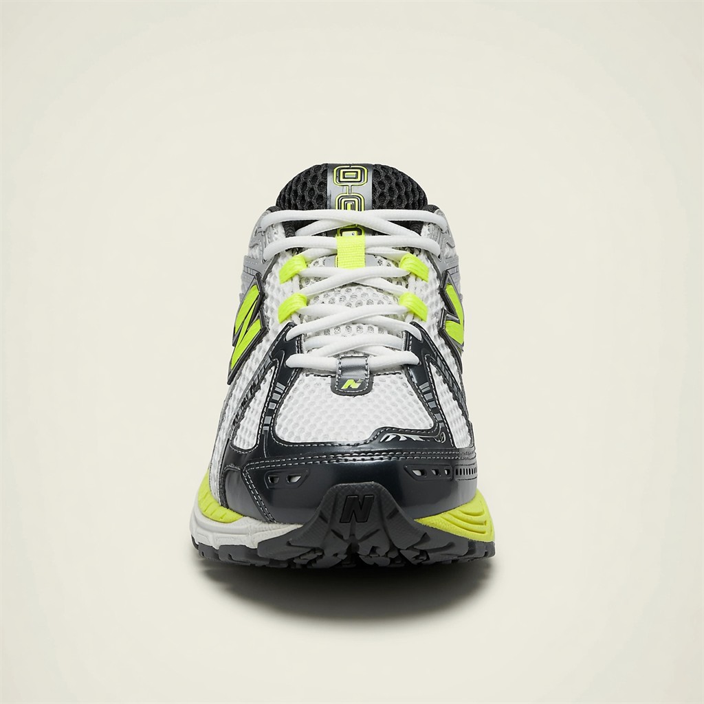 New Balance 1906R — Gris / Vert Fluo vue 4