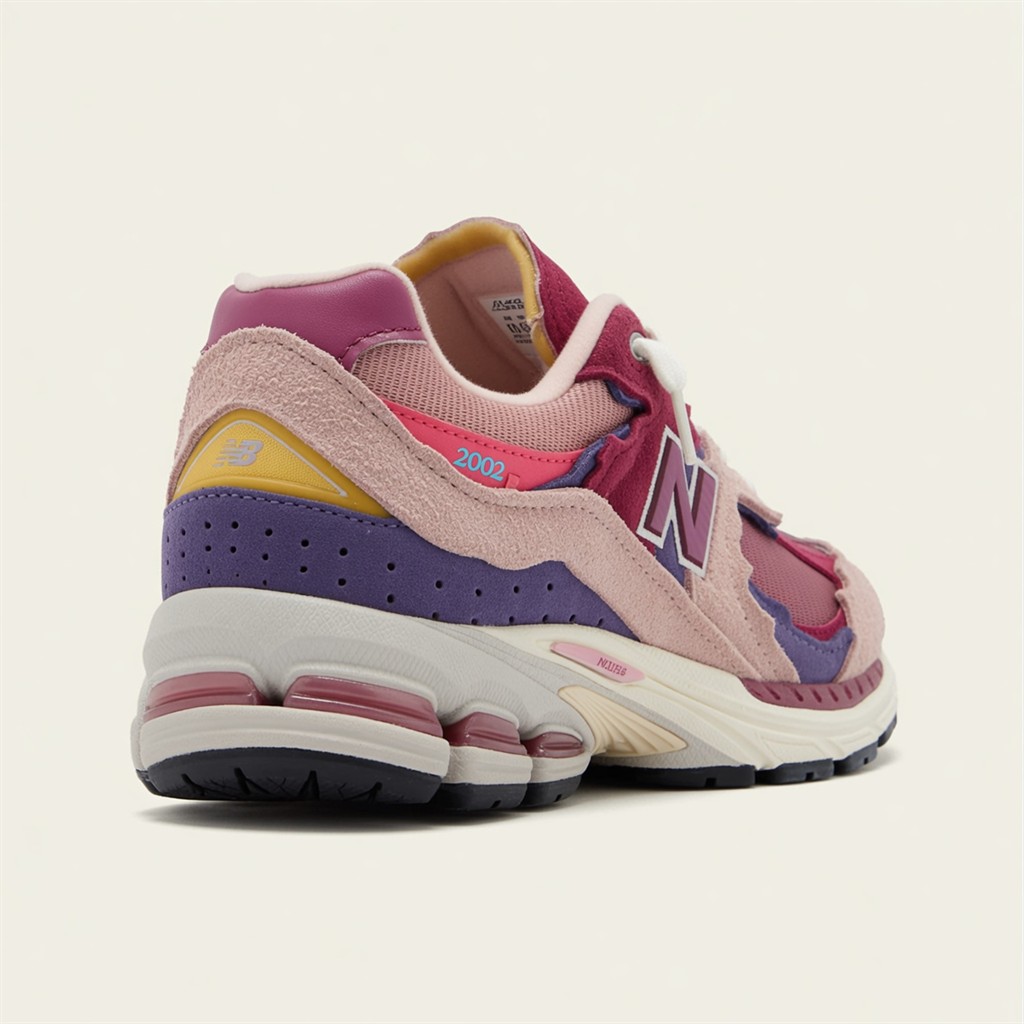 New Balance 2002R — Rose / Violet / Bordeaux vue 3