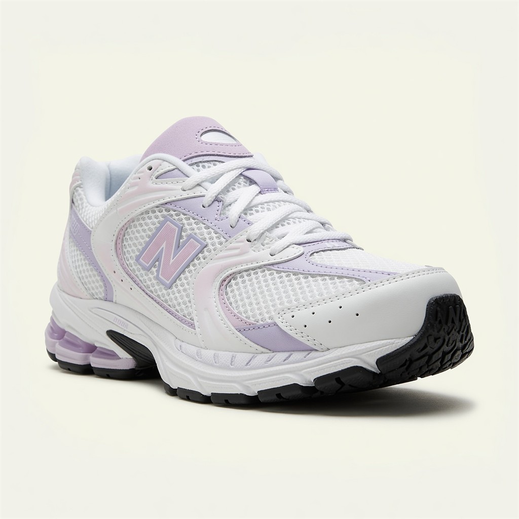 New Balance 530 — Blanc / Violet Clair vue 2