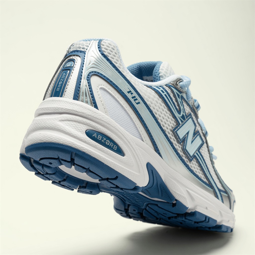 New Balance 740 — Blanc / Bleu / Argent vue 4