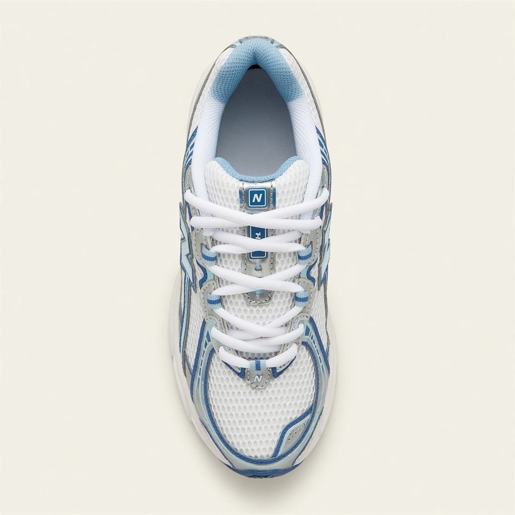 New Balance 740 — Blanc / Bleu / Argent vue 5