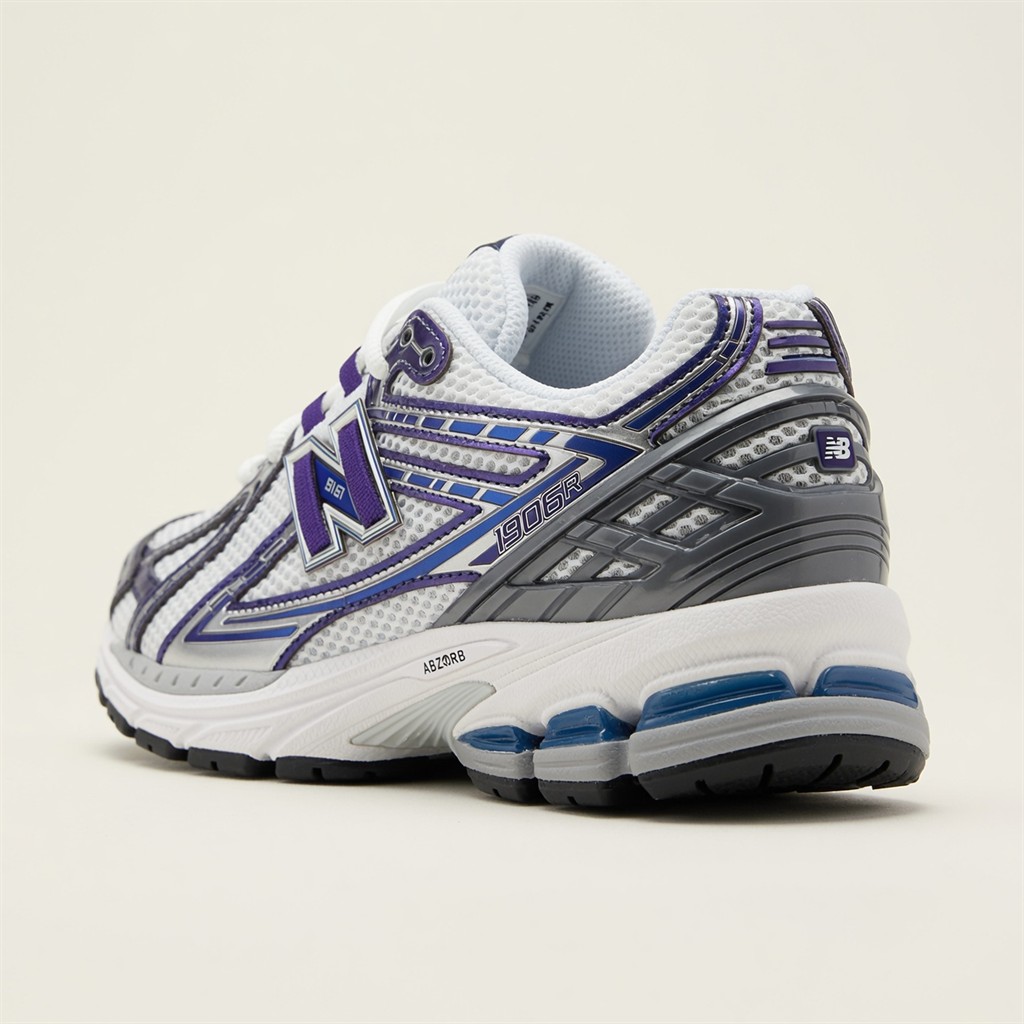 New Balance 740 — Blanc / Violet / Argent vue 5