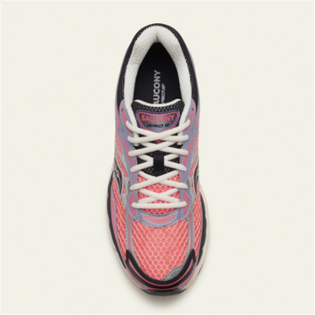 Saucony ProGrid Omni 9 — Rose / Violet / Argent vue 4